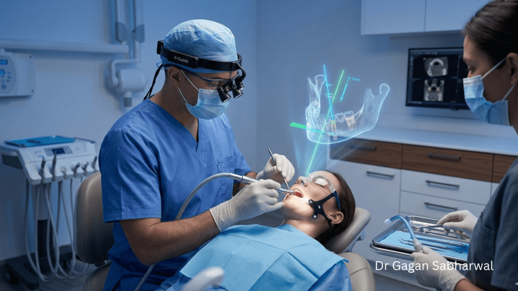 Real-time 3D navigation dental implant in Dubai