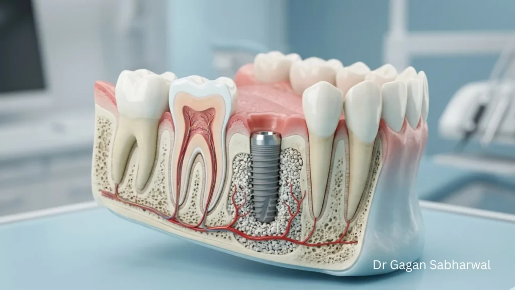 Navigation-guided dental implants